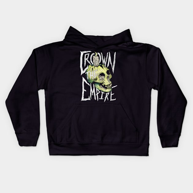 CROWN THE EMPIRE MERCH VTG Kids Hoodie by whimsycreatures